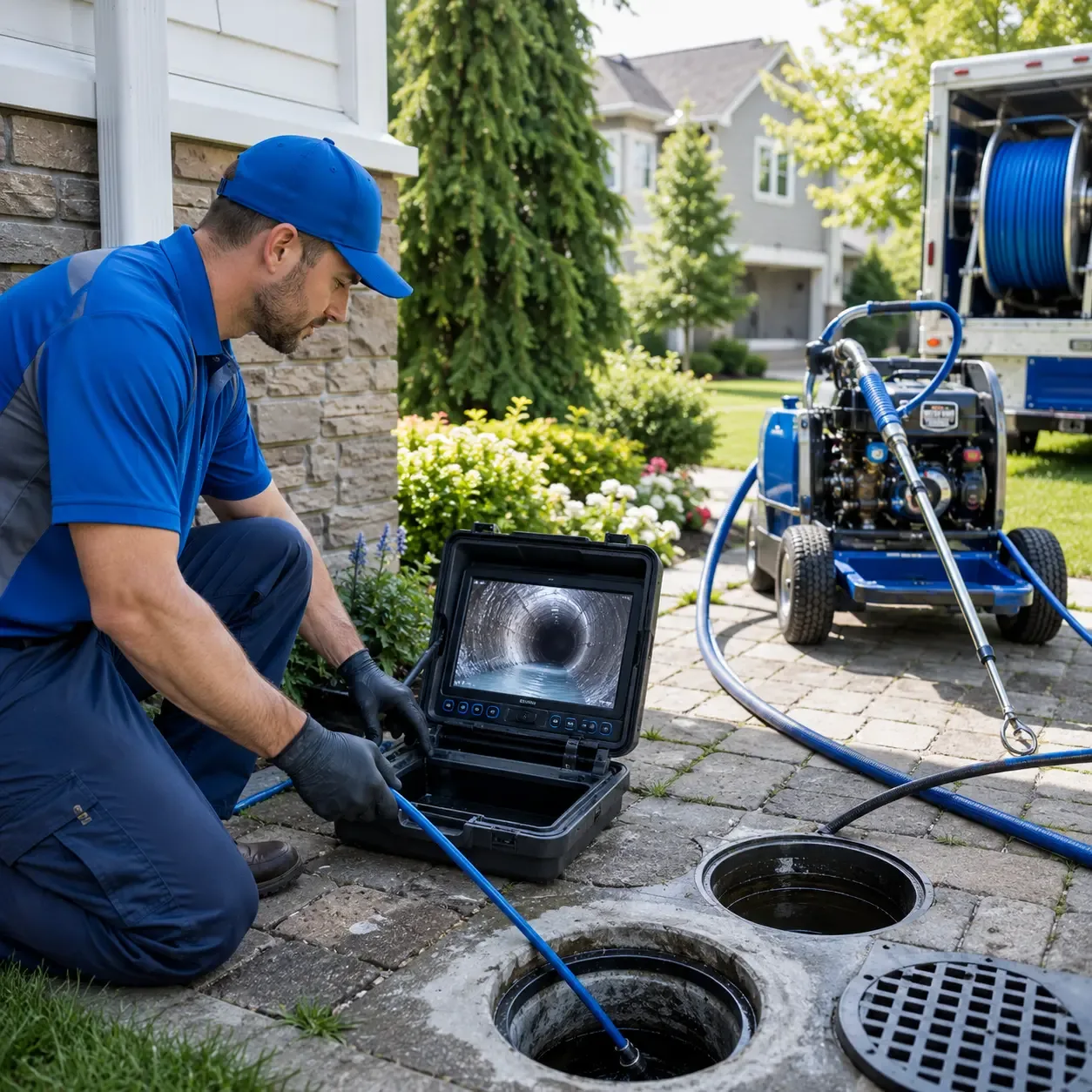 Outdoor drain cleaning professionals serving Huxley, IA